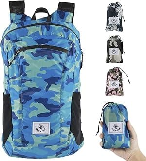 Hiking Daypack,Water Resistant Lightweight Packable Backpack for Travel Camping Outdoor