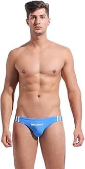 Men's Swimwear Briefs Bikini Low Rise Drawstring Swim Suit