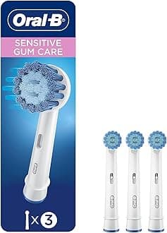 Oral-B Sensitive Gum Care Electric Toothbrush Replacement Brush Heads Refill, 3 Count