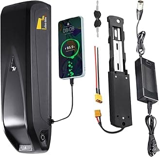 Ebike Battery 48V, Electric Bike Lithium Battery 10AH 12AH 15AH 18AH 20AH, 48 Volts Electric Bicycle Motor with Charger, for 200W -1100W