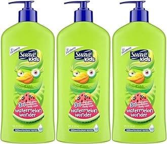 Kids Watermelon Wonder 3-in-1 Shampoo, Conditioner, Body Wash, 18 Ounce (Pack of 3)