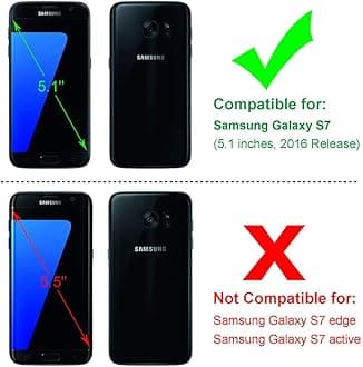 Galaxy S7 Case, [Shockproof] Defender Protective Phone Case Cover for Samsung Galaxy S7 (5.1", 2016) [Purple]