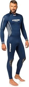 Men's Full Wetsuit Back-Zip for Scuba Diving & Water Activities - Fast 3mm: Designed in Italy