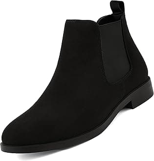 Sponsored Ad - Kraasa Men's Slip On Fashion Chelsea Boots | High Tops, Soft Cushioned Insole, Comfortable Fit, Trendy, Stylish Boots