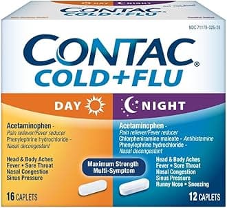 Contac Cold & Flu Daytime Relief 24 count