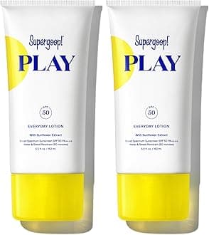 PLAY Everyday Lotion SPF 50 - Broad Spectrum Body & Face Sunscreen - Great for Active Days - Fast Absorbing, Water & Sweat Resistant - 5.5 fl oz - 2 Pack
