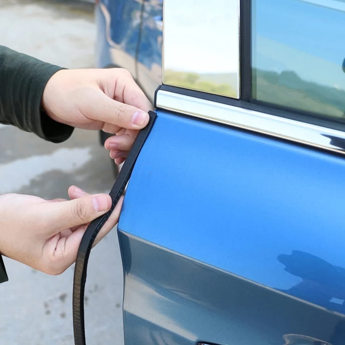 TYMXGHF 16Ft(5M) Car Door Edge Guards U Shape Edge Trim Rubber Seal Protector Car Protection Door Edge Fit for Most Car