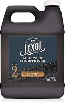 Lexol Deep Leather Conditioner, Use on Car Leather Upholstery, Shoes, Boots, Furniture and Other Leather Accessories, 101.4 Fl Oz (3-Liter)