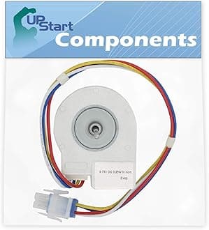 WR60X10185 Evaporator Fan Motor Replacement for General Electric WR60X10099 Refrigerator - Compatible with WR60X10185 Evaporator Motor - UpStart Components Brand