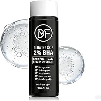 - 2% BHA Salicylic Acid Liquid Exfoliant Serum For Blackhead Removal,Unclog Pores,Smooths skin118mL 4 fl OZ Face Exfoliator For Facial Skin Care