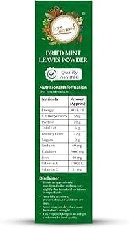 Chounk Pure And Natural Mint Powder | Pudina Powder with No Added Flavors & No Preservatives | Dry Mint Leaves Powder Peppermint Leaf - 300 Grams (100 Grams X Pack of 3)
