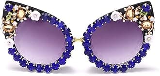 Oversized Diamond Sunglasses Women Rhinestone Cat Eye Sunglasses Vintage Female Sparkling Party sunglasses Eyewear