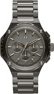 MVMT Chronograph Quartz Watch for Men with Grey Stainless Steel Bracelet - 28000153-D