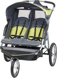 Baby Trend Expedition Double Jogger Stroller, Carbon