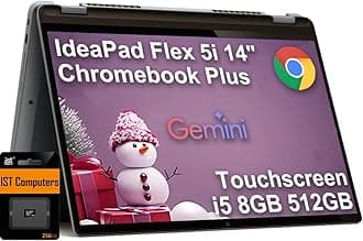 Lenovo Idea Tab Plus 2-in-1(14" FHD+ Touchscreen, Intel 10-Core i5-1334U, 8GB RAM, 512GB Storage(256GB SSD+256GB SD Card)) Business, Home, Student, Webcam, Backlit