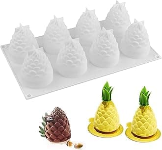 OCPO Kitchen 3D Pinecone Silicone Mold for Baking Mousse Cake, French Dessert...