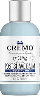 Cremo Cooling Formula Post Shave Balm, Soothes, Cools And Protects Skin From Shaving Irritation, Dryness and Razor Burn, 4 Oz