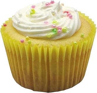 Mombake Premium Yellow Greaseproof Cupcake Liners Muffin Paper Baking Cups Standard Size, 100-Count