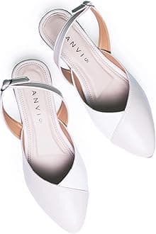 CANVI Stylish | Fancy | Comfortable Women's Ethnic Flats Sandals for Women and Girl, Synthetic Leather Sandals Casual Summer Beach Shoes Sandal