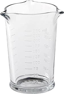 Anchor Hocking8-ounce Triple Pour Measuring Cup, Clear, Set of 1 (Pack of 6)