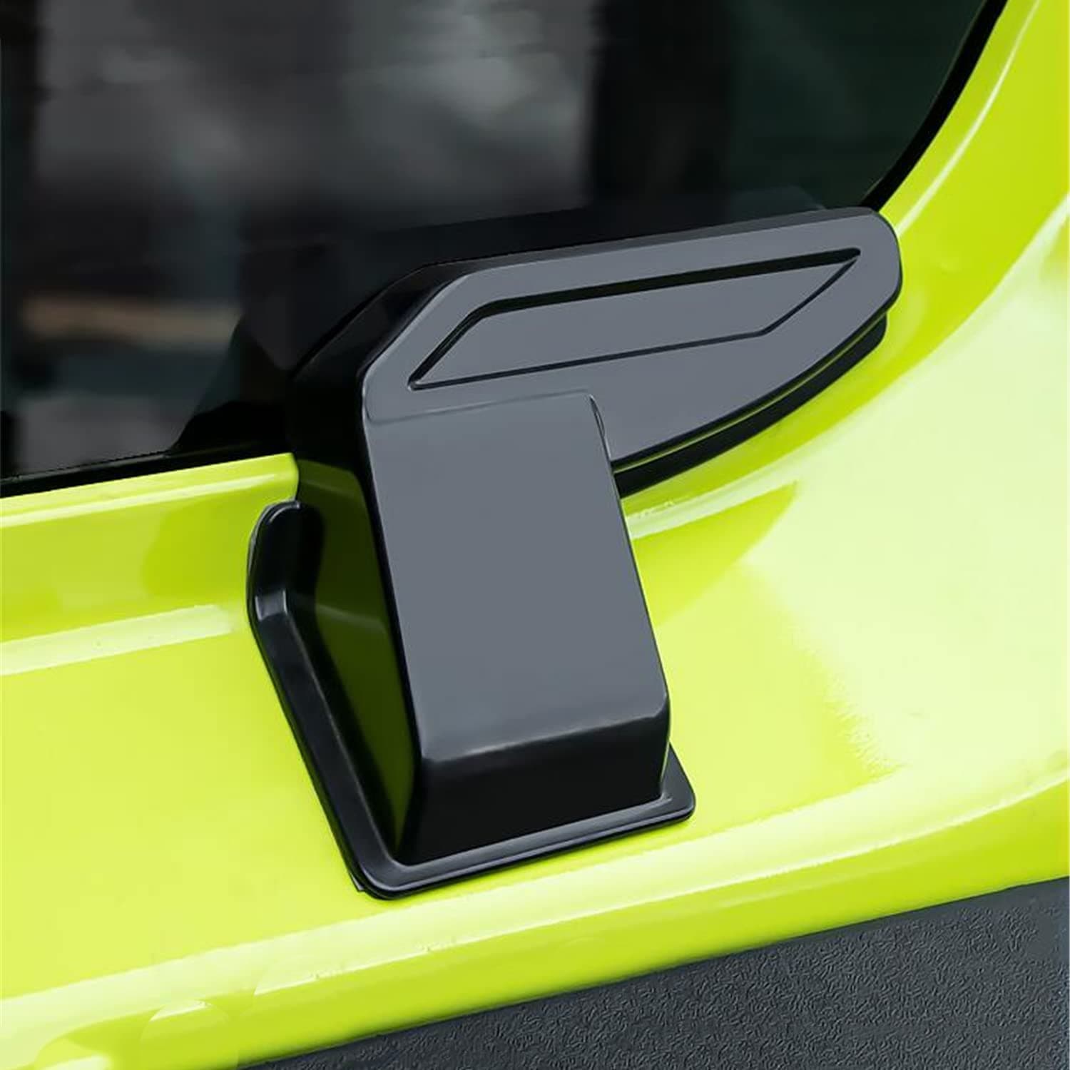 YOCTM 2-PACK ABS Rear Windshield Heating Wire Protection Cover Compatible with Suzuki Jimny 2019 2020 2021 2022 2023 2024 2025 JB64 JB74W Black Protector Cover Trim (Black)