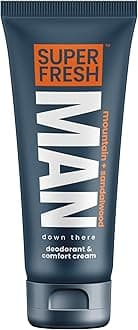 Super Fresh Ball Deodorant Lotion for Men Groin Butt and Body Hygiene Cream Controls Odor Prevents Chafing Aluminum Free Daily Freshness and Comfort Lotion Formula in Convenient 4 oz Tube