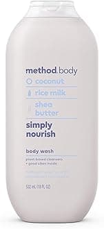 Method Body Wash, Simply Nourish, Paraben and Phthalate Free, 18 oz (Pack of 1)