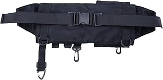 Niepce Inc Streetwear Techwear Waist Bag for Men, Black1, One Size, Waist Pack