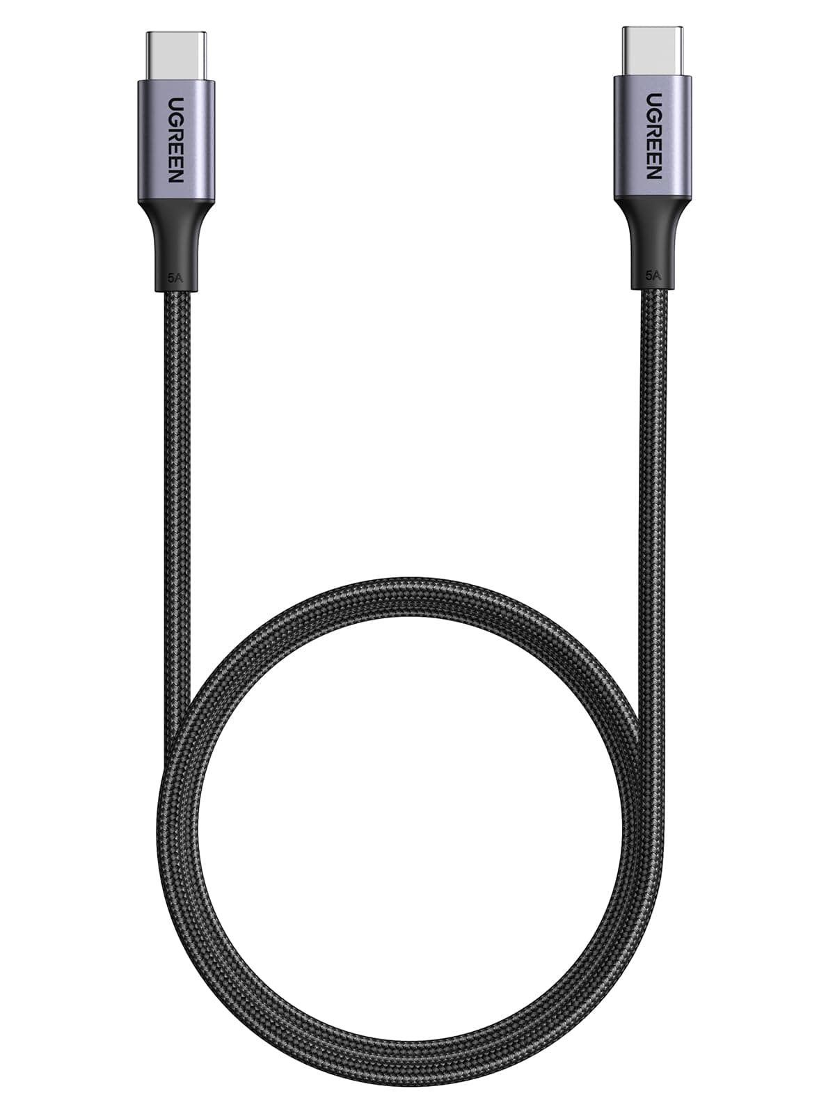 UGREEN USB C Cable 0.5M, Braided 100W Power Delivery PD Super Fast Charge Cable USB C to Type C for iPhone 15/16 pro max, iPad mini 7, MacBook Pro, iPad, Samsung S25Ultra/S24/23, Huawei P70