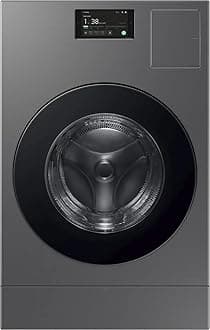 5.3 cu. ft. Bespoke AI Laundry Ventless Heat Pump Dryer Combo All-in-One Ultra Capacity Washer with AI Home, Dark Steel, WD53DBA900HZA1