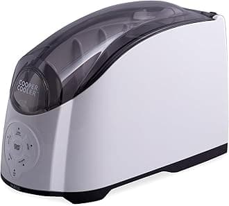 Rapid Beverage & Wine Bottle Chiller for Home Bars & Dorms, Automatic Touchpad, Quick Chill Functionality, Efficient Ice & Water System, Perfect for Sodas, Beer, Wine - White