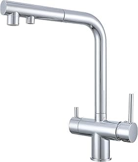 Kitchen Tap with Pull-Out Spray (Chrome)