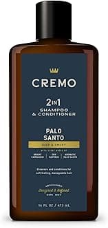 2 in 1 Shampoo & Conditioner, Palo Santo, 16 fl oz (473 ml), Cremo