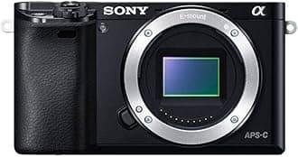 Sony Alpha a6000 Mirrorless Digital Camera 24.3 MP SLR Camera with 3.0-Inch LCD - Body Only (Black) (Certified Refurbished)