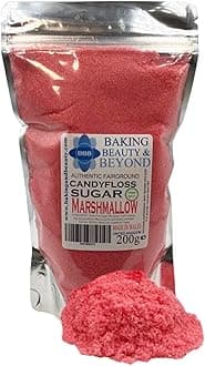 Baking Beauty and Beyond Premium Candy Floss Sugar 200g - Marshmallow Flavour
