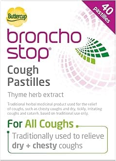 Cough Pastilles Traditionally Used to Relieve Any Type of Cough - Pack of 40 On-the-Go Pastilles