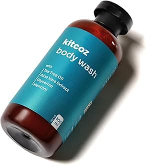 - Kitcoz Anti Fungal Body Wash For Men & Women with Tea Tree Oil For Fungal Infection, Itching & Bacterial Infection - Paraben Free (300ml)