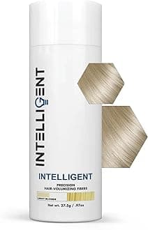 Intelligent Precision Hair-Volumizing Fibers (Light Blonde) | Undetectably Fill in Thinning Hair | 6 Shades Designed For Men or Women | 27.5g