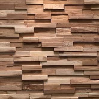 Wall!Supply UltraWood Teak Firenze Wall Panels