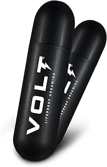 VOLTGrooming Instant Beard Color ECO 2 Pack Refill - Smudge and Water Resistant Quick Drying Brush on Color for Beards, Mustaches, and Eyebrows, Mud (Brown)