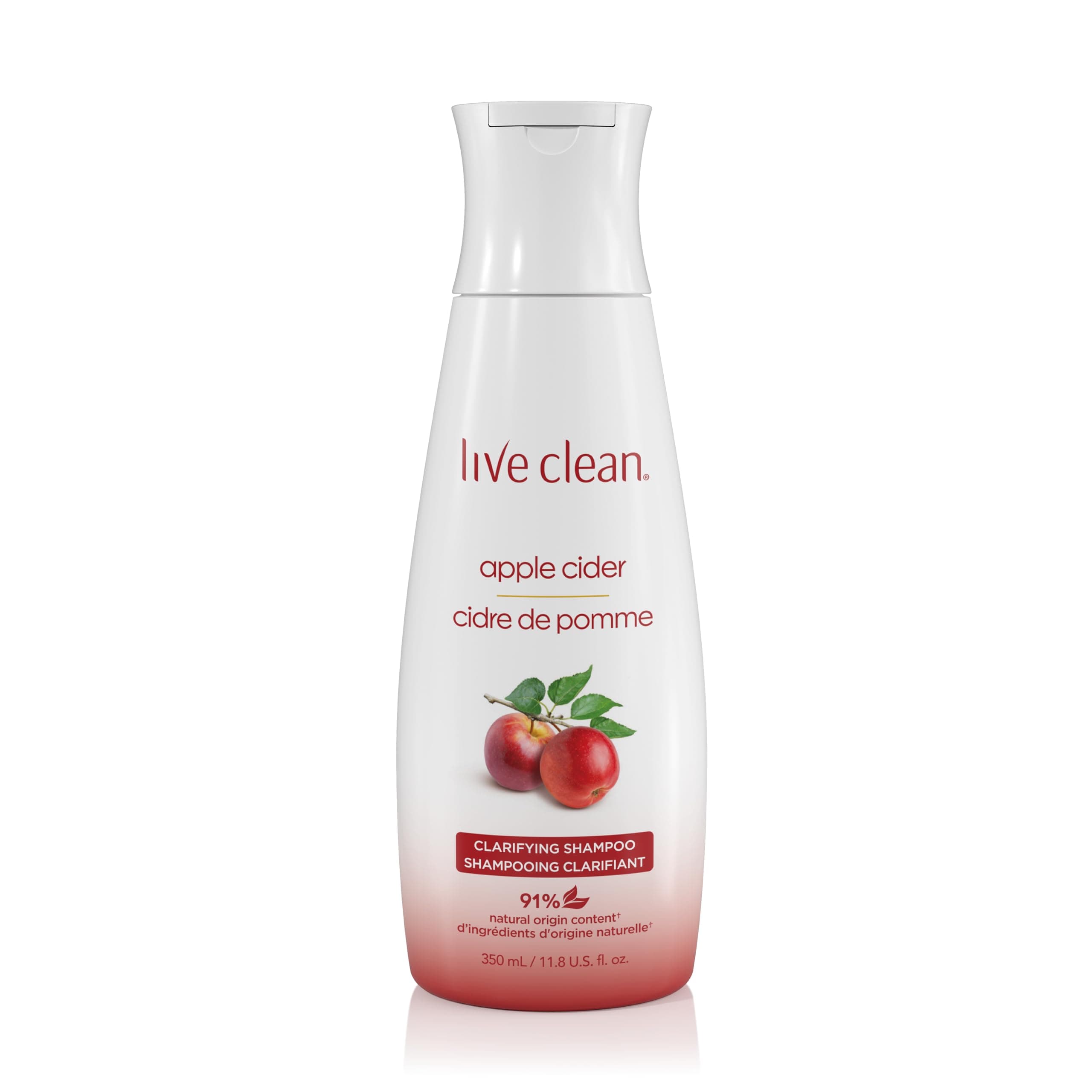 Live Clean Shampoo, Clarifying Apple Cider, 12 Oz