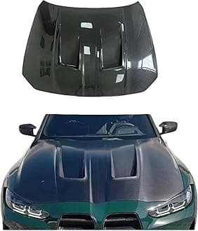 Carbon Fibre Hood Engine Cover Hood Car Headliner Hood Cover Upgrade Body Kit Compatible for BMW M3 G80 M4 G82 G83 2021+ Trim