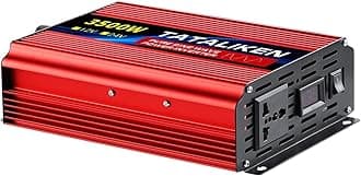 Pure Sine Wave Inverter 12V 24V to 220V 1600W 2500W 3500W 4000W DC to AC Voltage Converter 12 220 Mini-car Power Supply(12V3500W 220V)