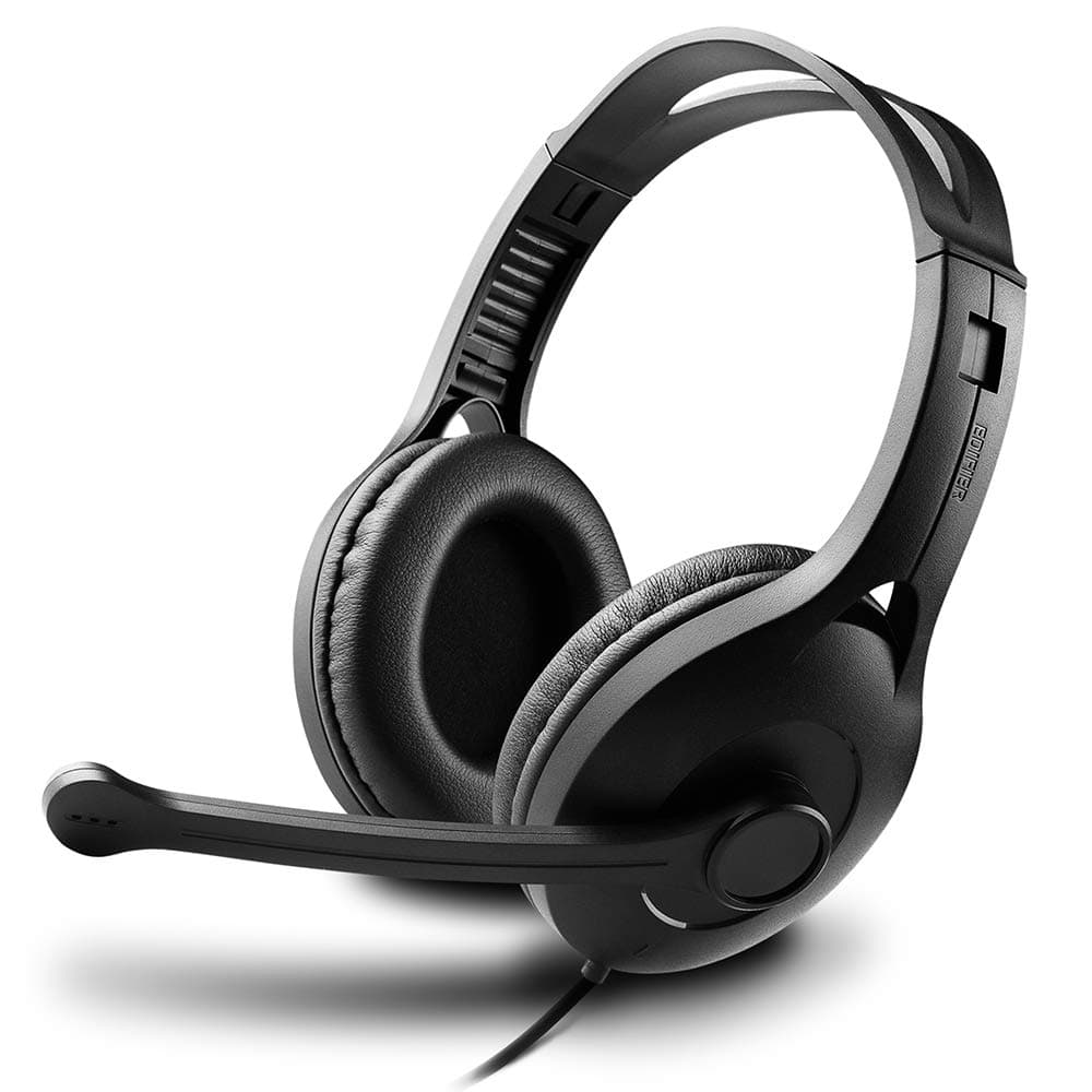 Gaming/Work Usb Computer Headset With Noise Cancelling Mic Black Usb K800 Bk, Medium, Wired