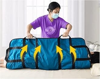 NEPPT Positioning Bed Pad Transfer Board Draw Sheets for Hospital Bed with Handles Patient Lift Turning Device Bed Sore Prevention Pads Home Care Assistance Products for Elderly,bedridden,Disabled