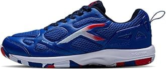 Hundred Raze Pro Badminton Shoes (Non Marking) | Also Indoor Sports | Lightweight, Breathable & Durable | X-Cushion | Active Grip Sole | Extended Heel Lock