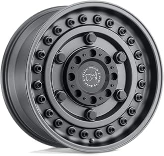 Black Rhino Hard Alloys ARMORY 16X8, 5X160, 6, +38mm GUN BLACK - 1680ARY385160G65