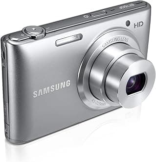 Samsung ST150F 16.2MP Smart WiFi Digital Camera with 5x Optical Zoom and 3.0" LCD Screen (Silver)