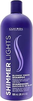 Clairol Professional Shimmer Lights Purple Shampoo| Neutralizes Brass & Yellow Tones | For Blonde, Silver, Gray & Highlighted Hair