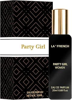 La French Party Girl Perfume for Women, 20ml | Eau De Parfum 20ml| Premium Long Lasting Luxury Perfume| Notes of Almond Damask Rose Orange Blossom | Scent for All Occasions